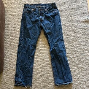 Levi's Blue 501 Denim Jeans